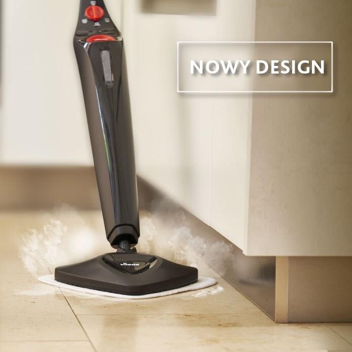 Vileda Steam Plus Tragbarer Dampfreiniger 0,4 l 1550 W Schwarz