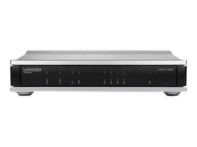 LANCOM 1800EF Router 4-Port 1 Gbps Schwarz, Silber