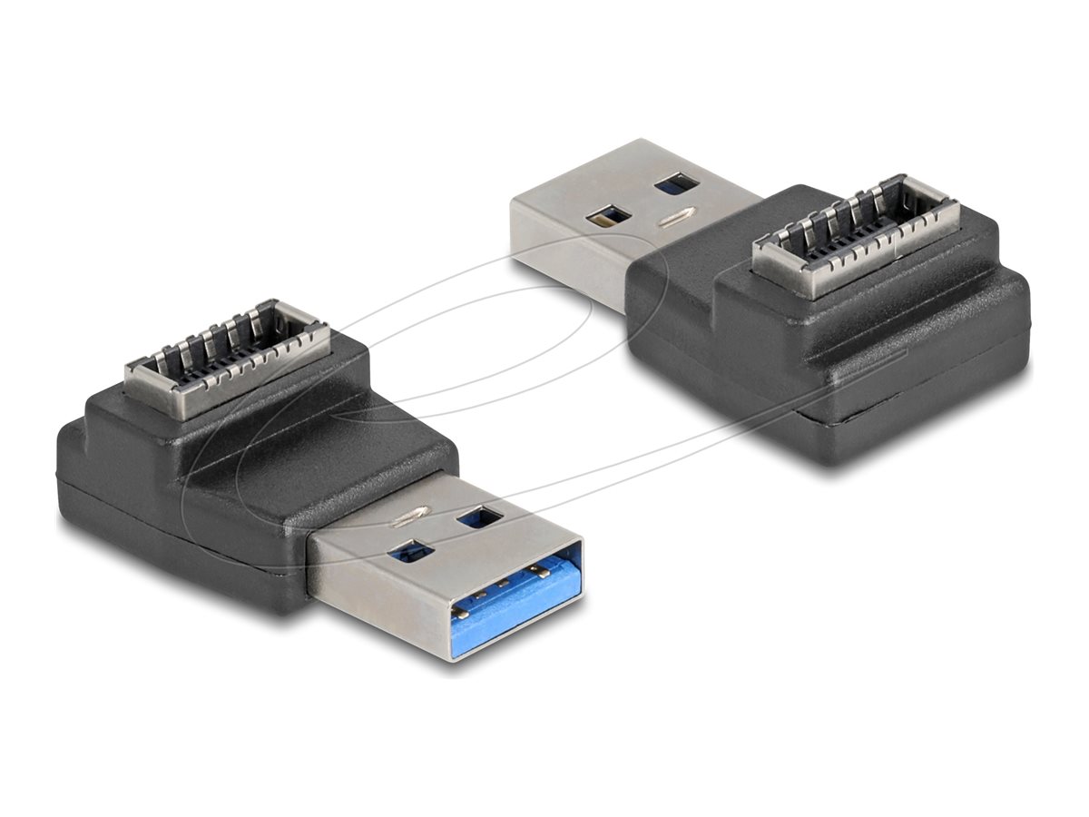Delock 67236 USB-Adapter Typ A Stecker zu Typ E Buchse 10 Gbps Schwarz