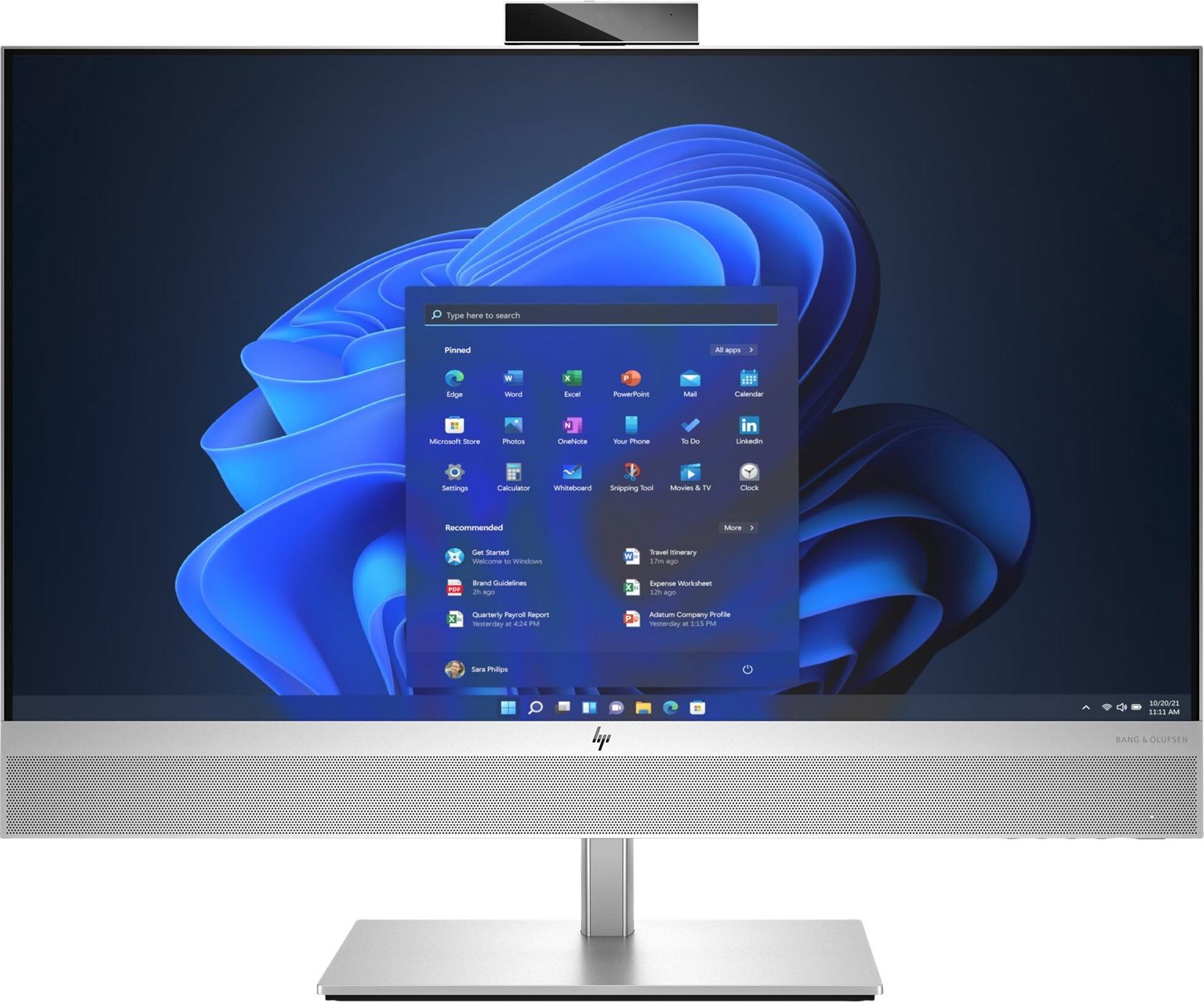 HP EliteOne 870 G9 27" Core i5-14500 16 GB RAM 512 GB SSD Silber