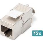 Digitus DN-93615-12 RJ45-Einbaumodul Keystone CAT 6a 1 St. (DN-93615-12)