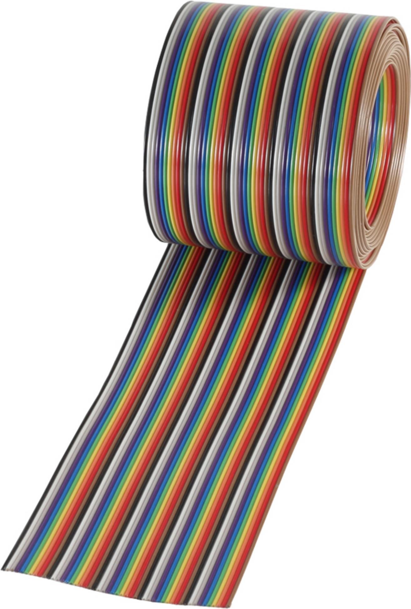 S/CONN maximum connectivity Flachkabel, farbig Raster 1,27 mm, 50 pin, 30,5m (79074)