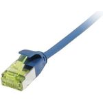 Patchkabel RJ45, CAT6A 500Mhz,10m, blau, U/FTP, slimline rund d=3,8mm, TPE/LSZH(Superflex), AWG32, mitCat.7 Rohkabel, Synergy 21 (S217339V3)