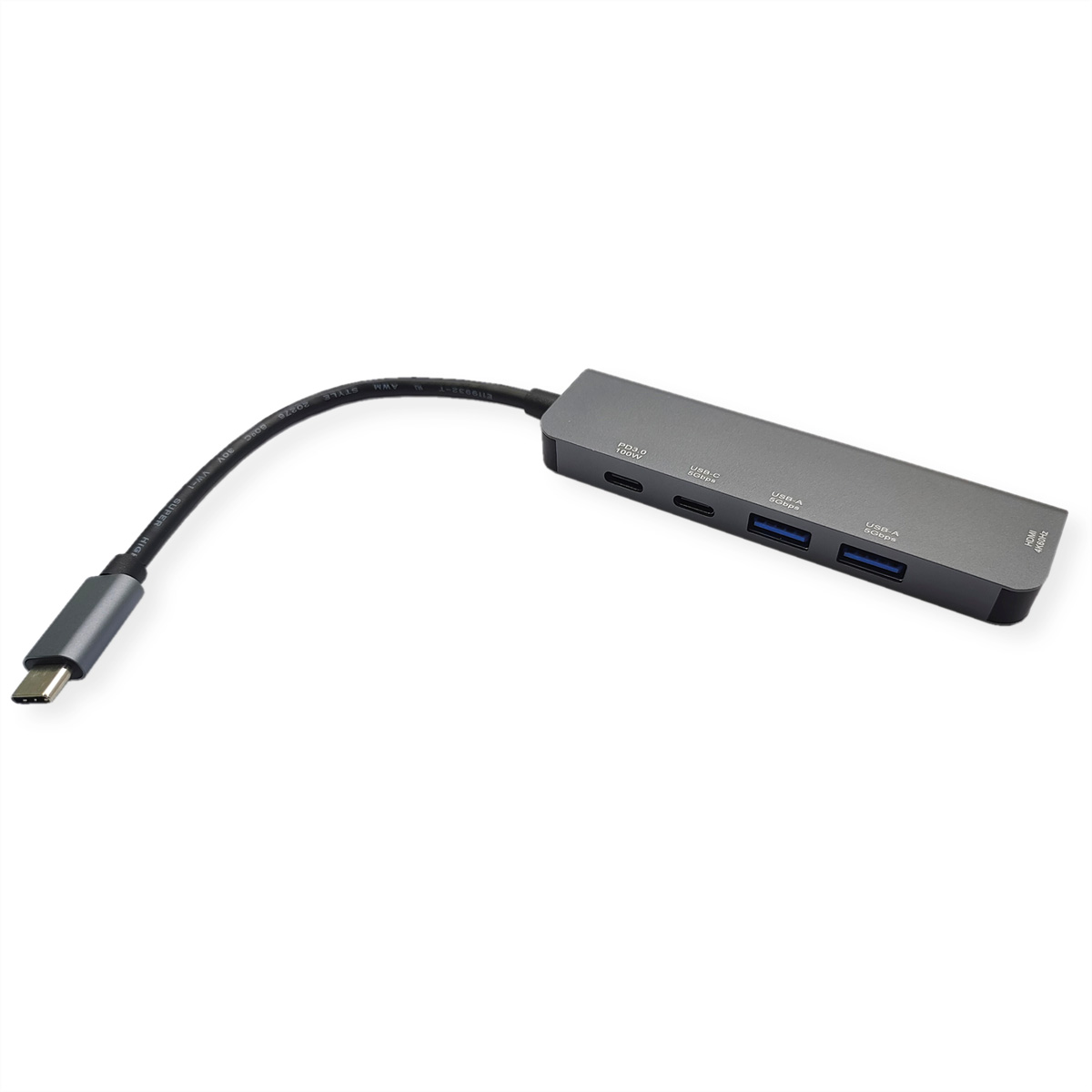 VALUE 12.99.1137 Dockingstation USB-C 3.2 Gen 2 HDMI Schwarz, Grau
