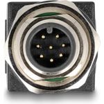 Delock M12 Adapter A-kodiert 8 Pin Stecker zu RJ45 Buchse gerade (60063)