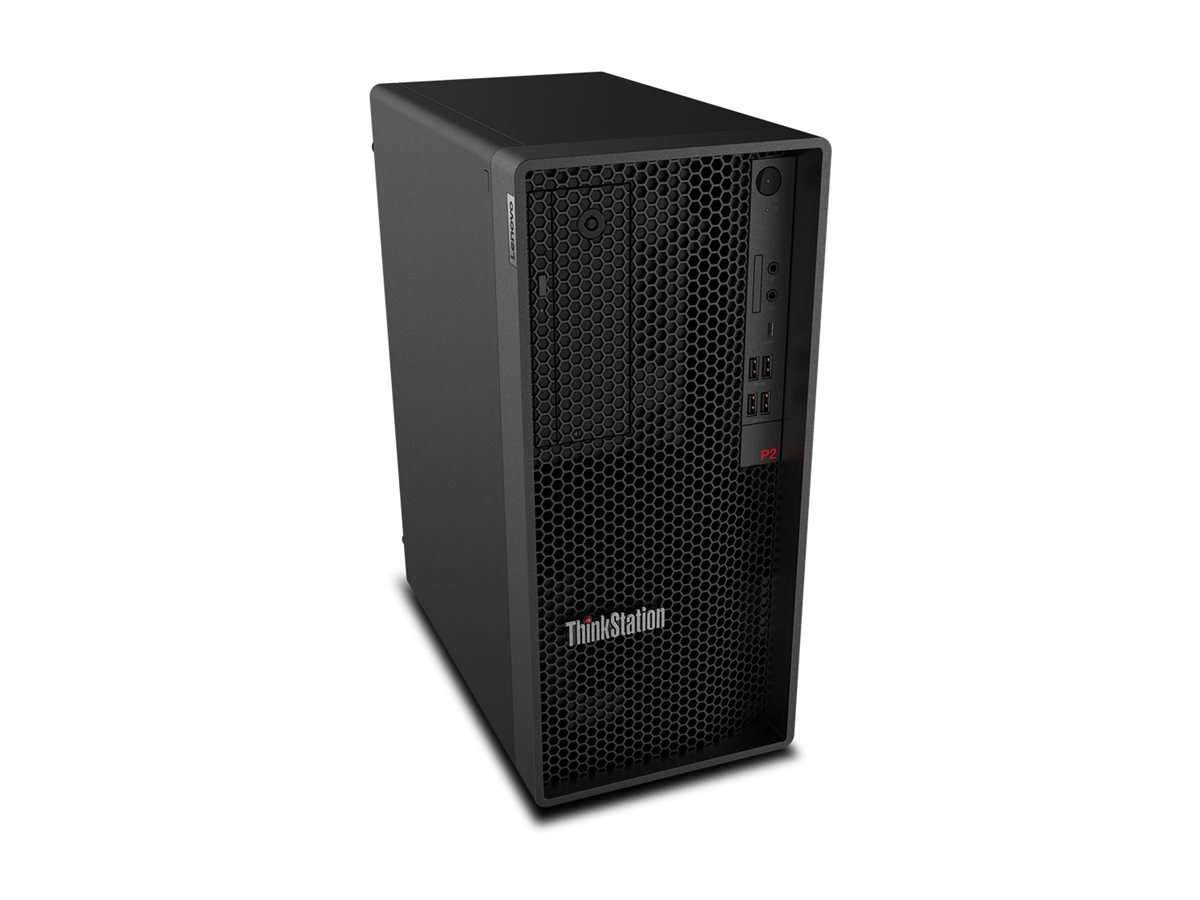 Lenovo ThinkStation P2 Tower Gen 2 30JQ Intel Core Ultra 9 285K 128 GB RAM 1 TB SSD NVIDIA GeForce RTX 5070 Windows 11 Pro Schwarz