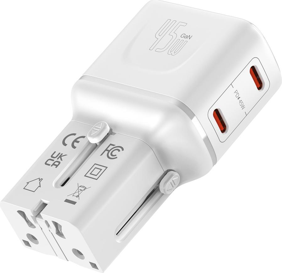 VALUE USB-Reiseladegerät, EU/UK/US, 2x USB C, 45W (19.99.1114)