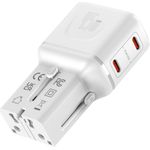 VALUE USB-Reiseladegerät, EU/UK/US, 2x USB C, 45W (19.99.1114)