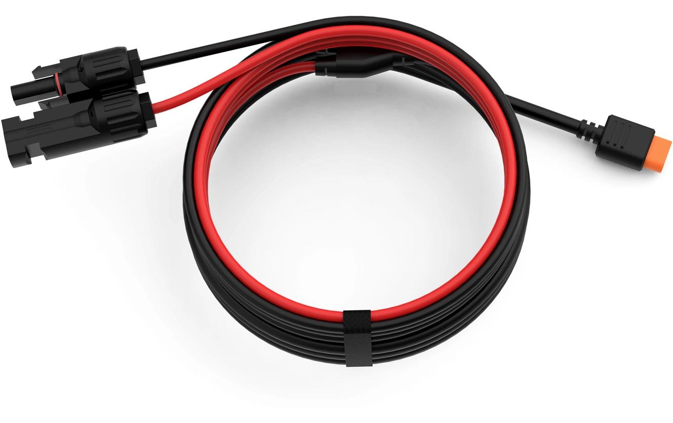 EcoFlow LMC4-XT60I-2.5M Solar-Verbindungskabel MC4 auf XT60i 2,5 m Schwarz, Rot