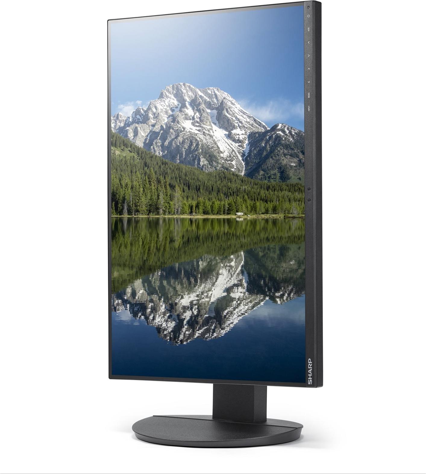 Sharp MultiSync EA242W 24" WUXGA IPS-Monitor 1920x1200 HDMI DP USB-C höhenverstellbar Schwarz