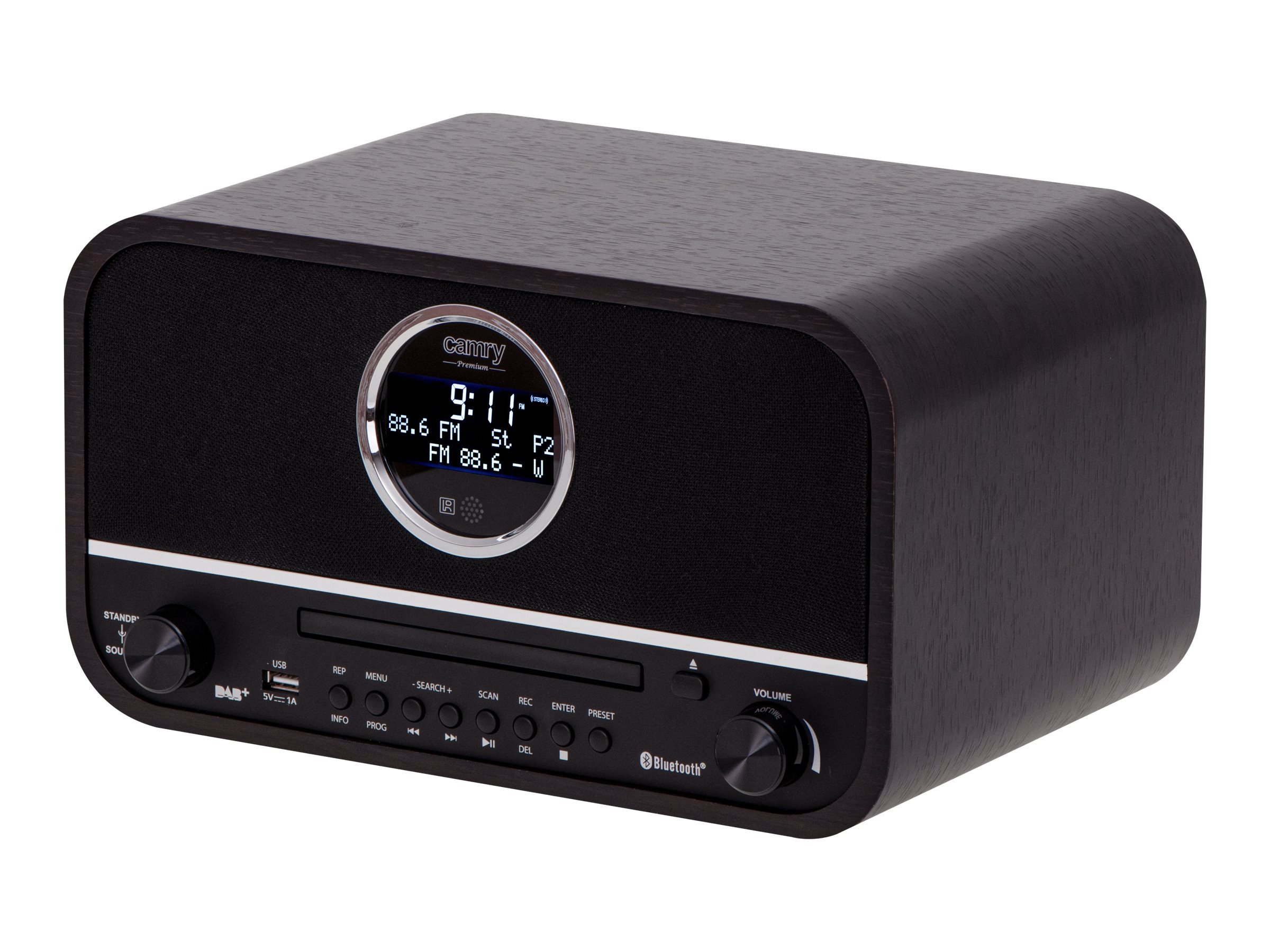 Camry CR 1182 Tragbares Radio DAB+/FM Braun
