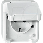 Steckdose SCHUKO MEG2400-8019 polarweiß (MEG2400-8019)