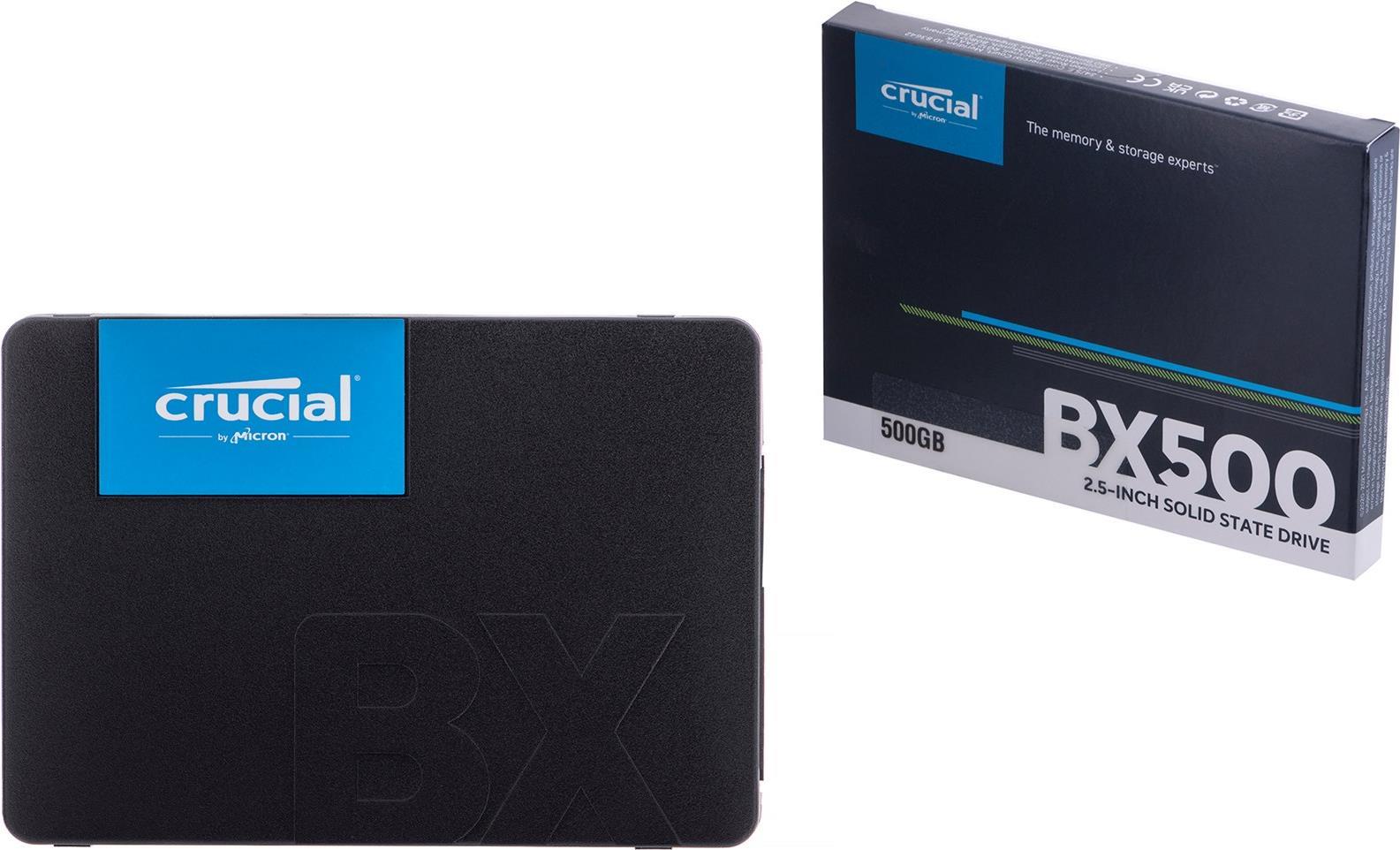 Crucial CT500BX500SSD1 Internes Solid State Drive 2.5" 500 GB Serial ATA III 3D NAND (CT500BX500SSD1)