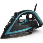 Tefal Puregliss FV8066E0 Bügeleisen Trocken- & Dampfbügeleisen Durilium AirGlide Autoclean soleplate 3000 W Schwarz - Blau (FV8066E0)