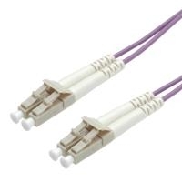 VALUE LWL-Kabel 50/125µm OM4, LC/LC, violett 10m (21.99.8758)