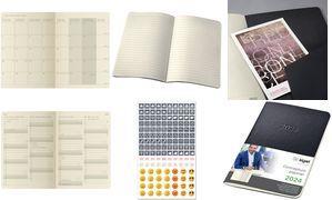 sigel Taschenkalender Conceptum 2024, ca. DIN A6, schwarz Blattgröße: 93 x 140 mm, Kalendarium: 1 Monat auf 2 Seiten, - 1 Stück (C2485)