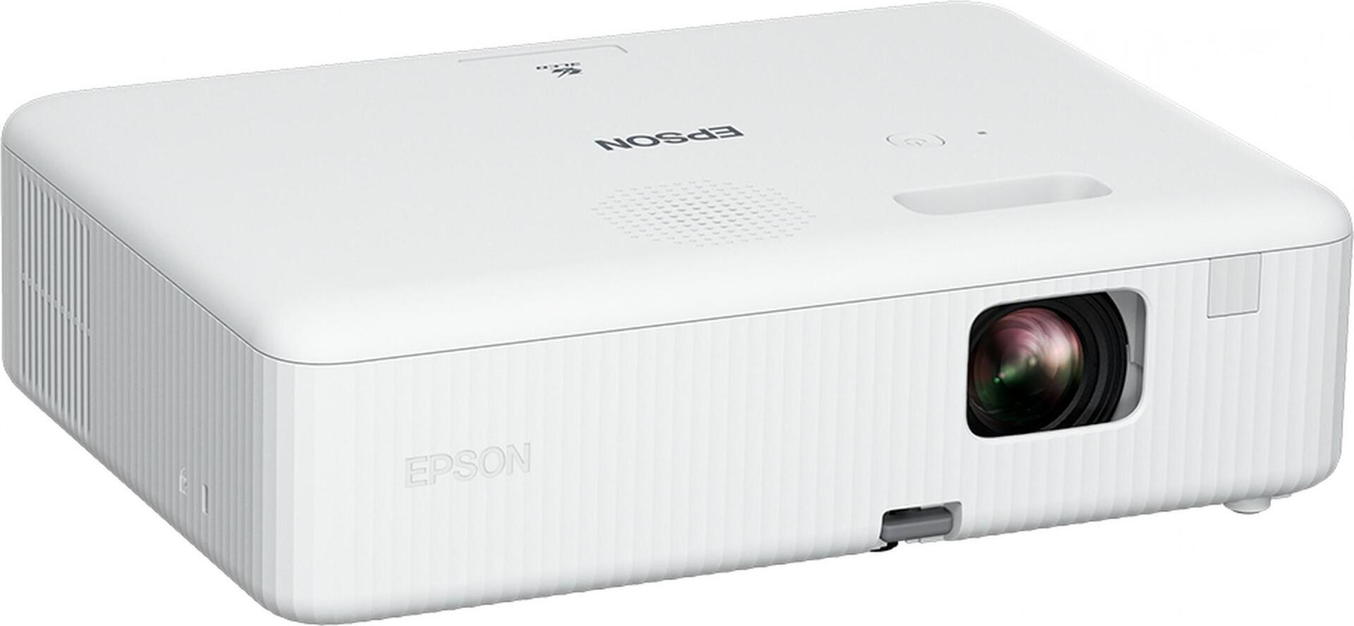 Epson CO-W01 3LCD Beamer 3000 ANSI Lumen WXGA HDMI Tragbar Schwarz / Weiß