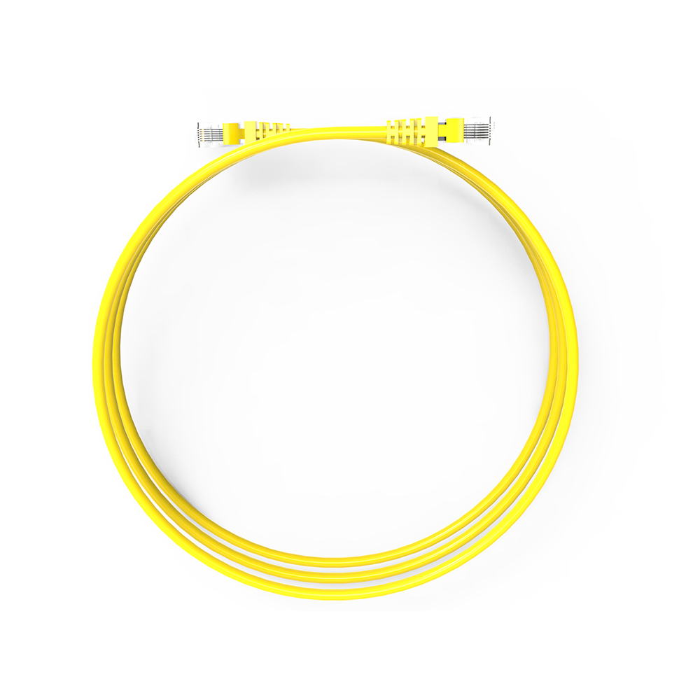 INCA ICAT6-02TS Patchkabel RJ45 Cat 6 UTP 2 m Gelb