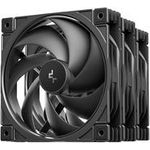 K COOLER DeepCool FD12 V2 120mm PC Gehäuselüfter PWM black (R-FD12V2-BKNPN3-G)