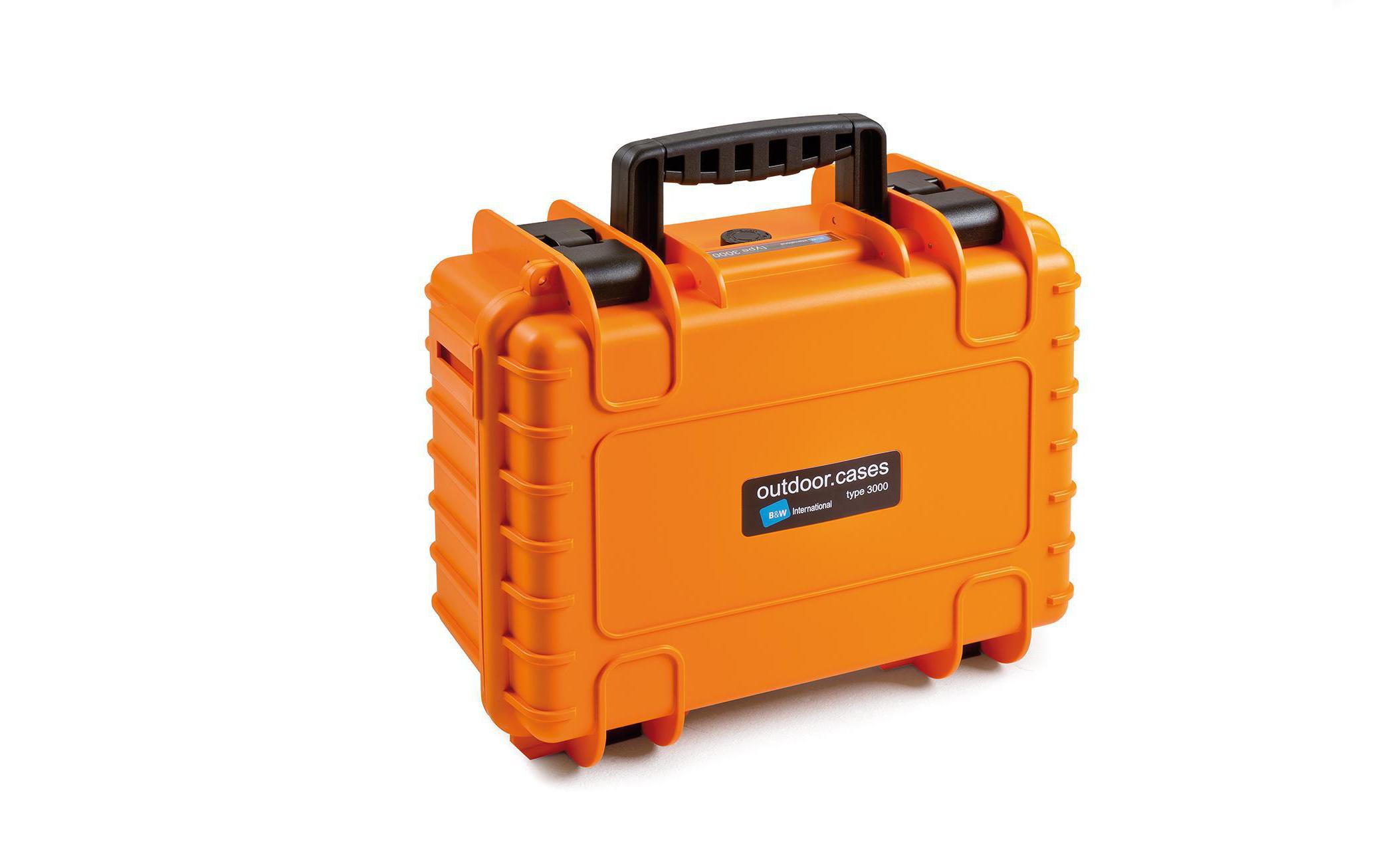 B&W outdoor.case Type 3000 Hartschalenkoffer Orange