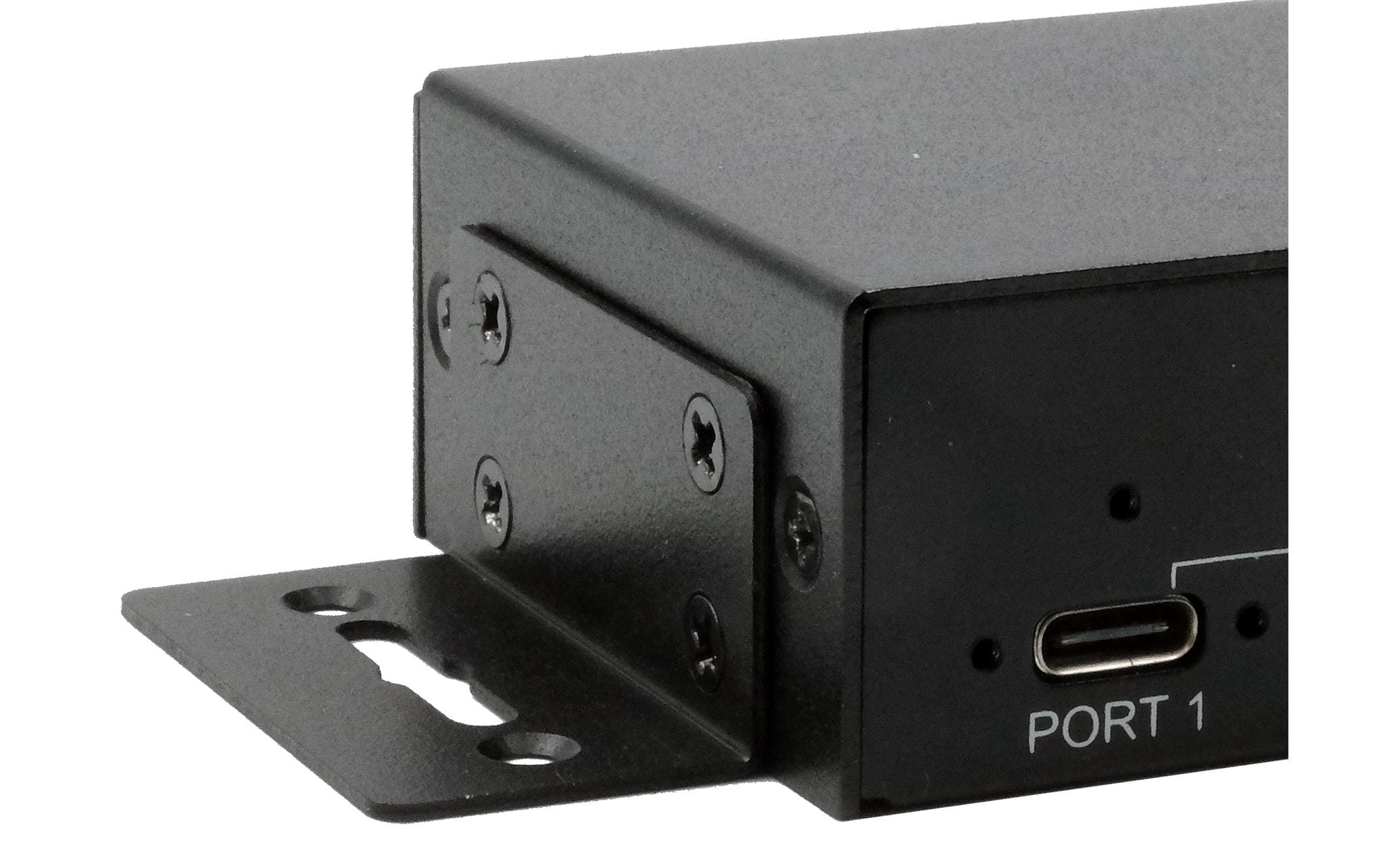 Exsys EX-11295HMS USB 3.2 Gen 2 Hub 4 Port 10 Gbit/s Schwarz