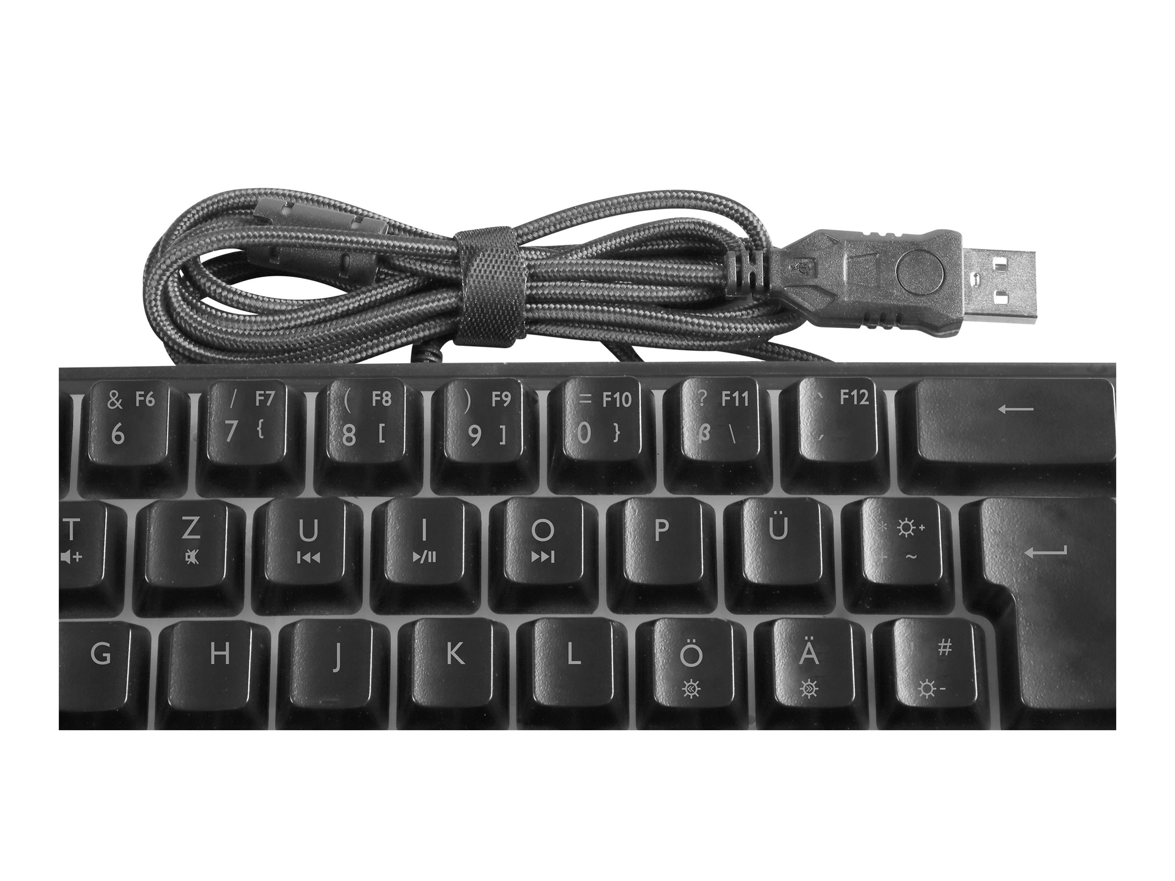 Deltaco GAMING DK240 60% Gaming-Tastatur RGB-LED QWERTZ Schwarz