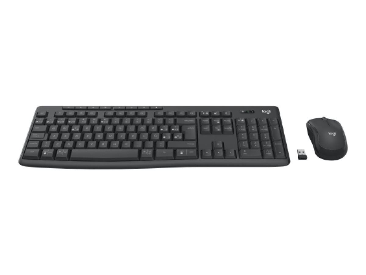 Logitech MK370 Combo for Business Tastatur- und Maus-Set kabellos Bluetooth LE Graphite