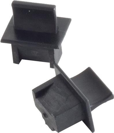 Helos RJ45 Staubschutz/Blindstopfen schwarz VPE 100 Staubschutz für ungenutzte Ports, für RJ45 Patch Panels, RJ45 Anschlussdosen und RJ45 Keystone Buchsen (08-01021)