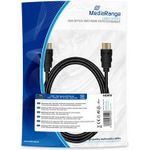 MediaRange MRCS196 HDMI-Kabel 2 m HDMI Typ A (Standard) Schwarz (MRCS196)