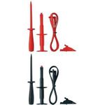 Benning Sicherheits-Messleitungs-Set [ Lamellenstecker 4 mm - Lamellenstecker 4 mm] 1.00 m Rot, Schwarz BENNING TA 3 (044126)