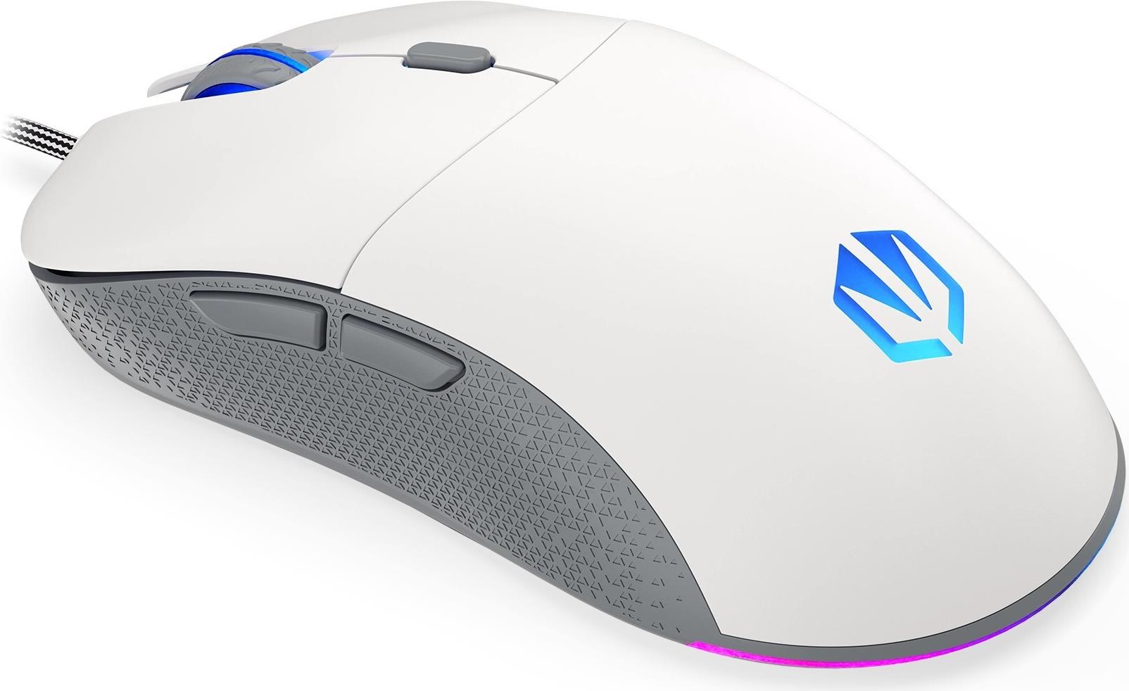 Endorfy GEM Plus Onyx Gaming-Maus USB-A Weiß