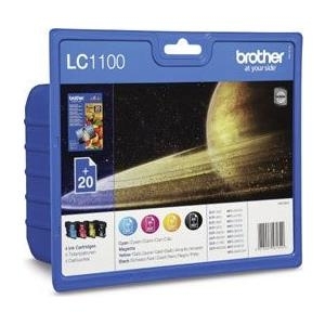 Brother LC1100VB1P Druckpatrone / Papiersatz (LC1100VB1PDR)