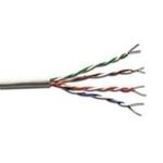 Assmann/Digitus ASSNET100 CAT 5E U-UTP CABLE Leiter: blanker Kupferdraht AWG 24/1, Isolierung: PE, Gesamtzahl der isolierten Leiter: 2x8, verdrillt zu je 4 Paaren, Farbcode: blau-weiß, orange-weiß, grün-weiß, braun-weiß, Außenmantel: PVC, Farbe: grau, Kabelmantel: PVC, Länge: 305 m/ (ACU-4511-305)