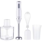 Adler Handmixer-Set AD 4620 Handmixer, 800 W, Anzahl Geschwindigkeiten 2, Zerkleinerer, Weiß (AD 4620)