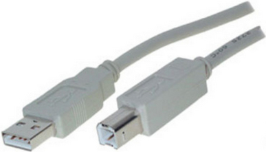 shiverpeaks BS77023 USB Kabel 3 m USB 2.0 USB A USB B Grau (BS77023)