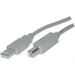 shiverpeaks BS77023 USB Kabel 3 m USB 2.0 USB A USB B Grau (BS77023)