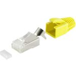 S/CONN Quality RJ45-Stecker SET für Verlegekabel bis AWG 23 mit Zugentlastung (1667206710Y)