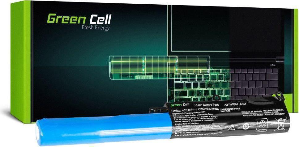 Green Cell Laptop-Batterie (gleichwertig mit: ASUS A31N1601) (AS94)