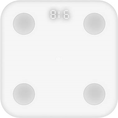 Xiaomi Mi Body Composition Scale 2 Elektronische Personenwaage Quadratisch Transparent