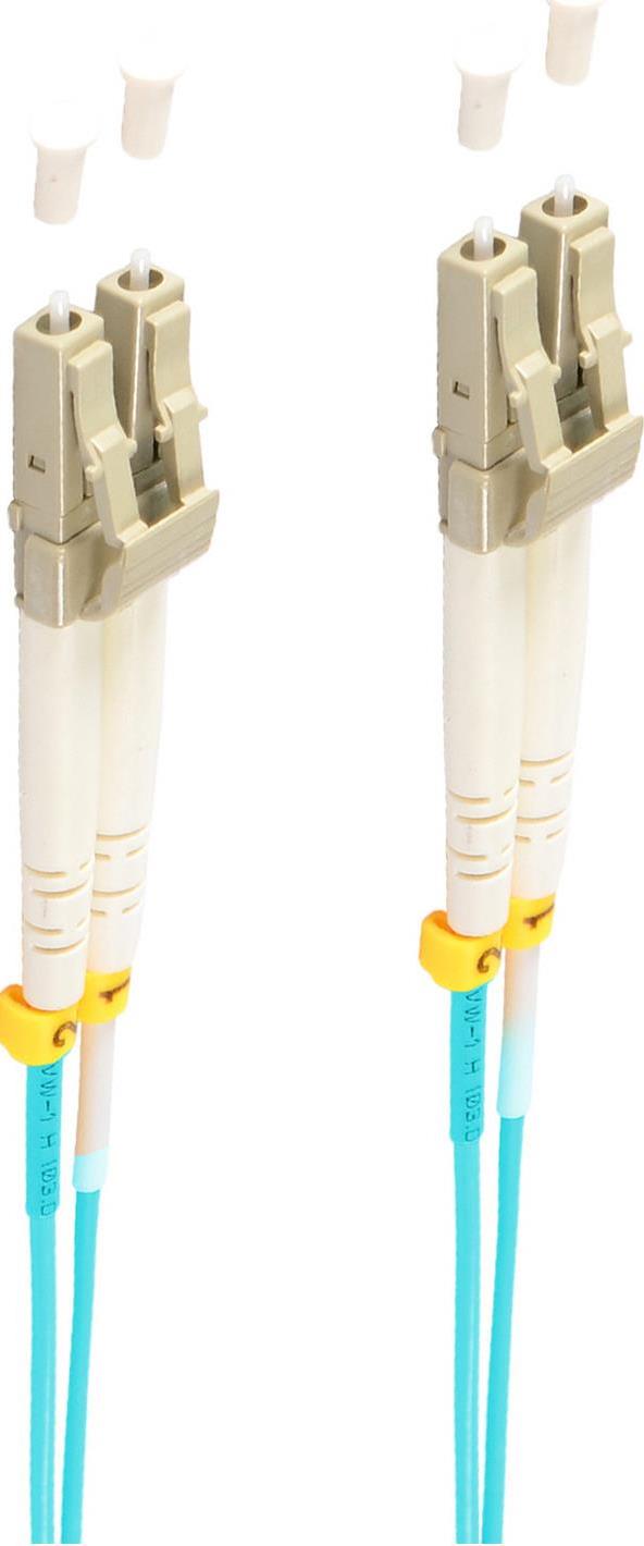 shiverpeaks BS77933/3 Glasfaserkabel 3 m LC OM3 Aqua-Farbe (BS77933/3)