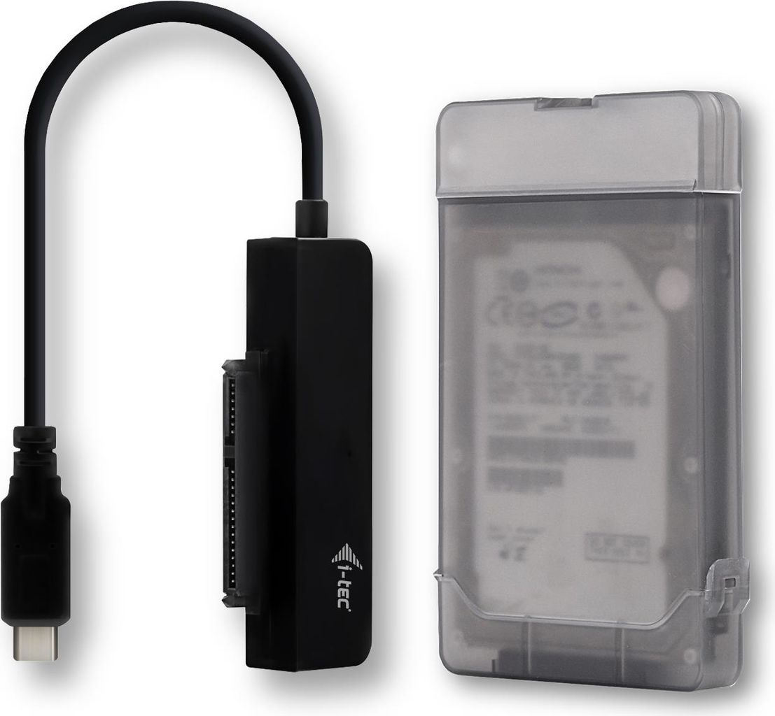 I-TEC USB-C Advance My Safe Easy, Gehaeuse 6,4cm 2.5" Festplattengehaeuse fuer SATA HDD SSD, USB-C 3.1 10Gbps, kompatibel mit TB3 (C31MYSAFEU313)