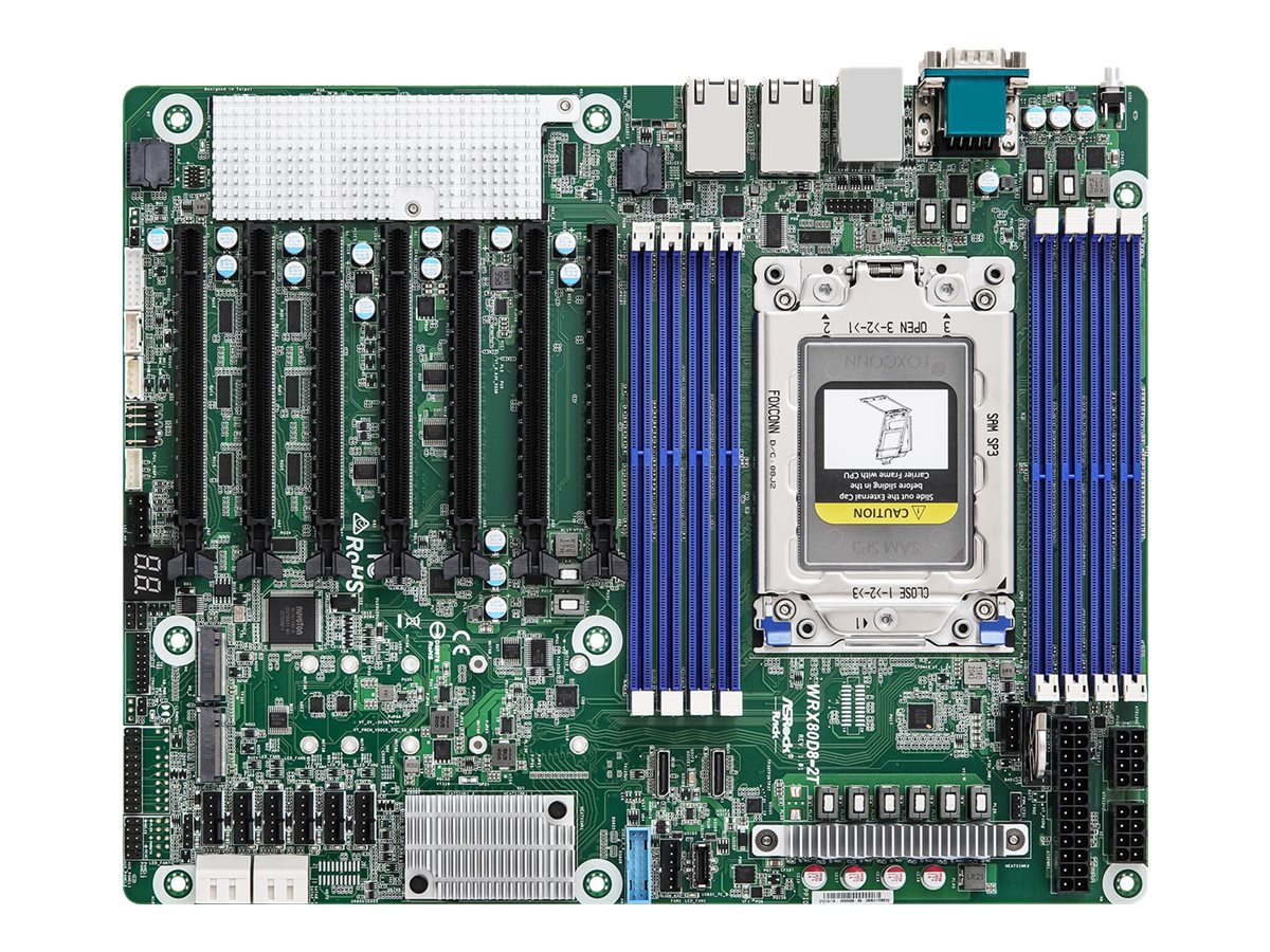 ASRock Rack WRX80D8-2T Mainboard ATX Socket SP3 AMD WRX80