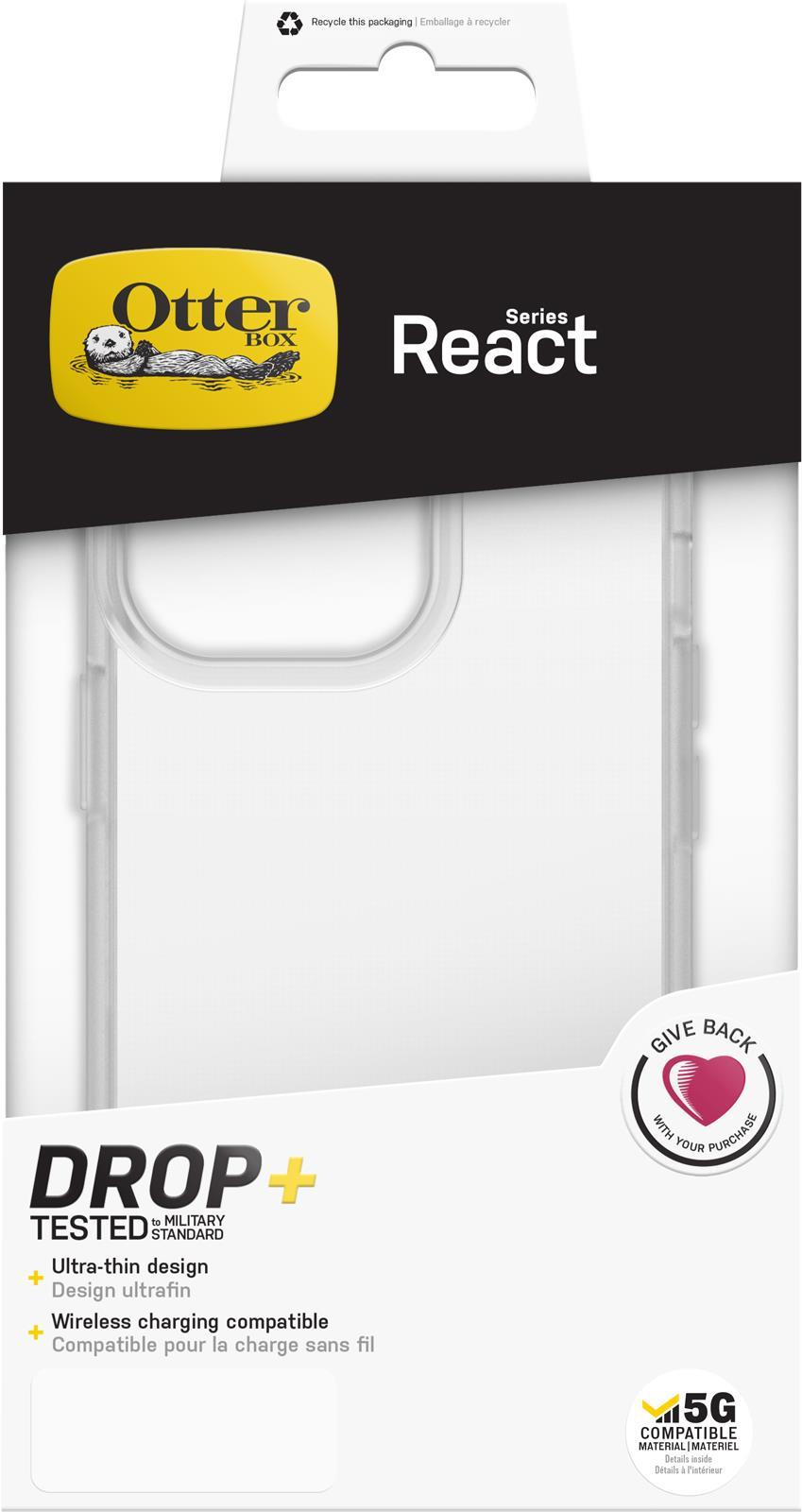 OtterBox React Hülle für iPhone 13 Pro transparent (77-85588)