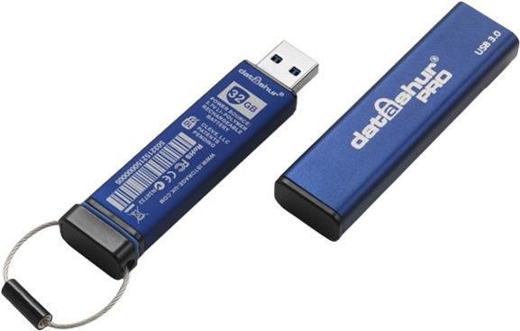 iStorage datAshur Pro USB-Stick 16 GB USB 3.0 AES 256-Bit Blau