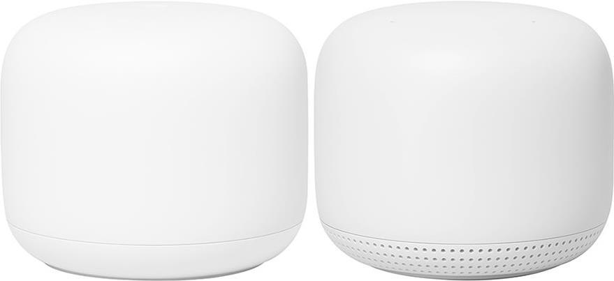 Google Nest Wifi WLAN-Router Dual-Band (2,4 GHz/5 GHz) Gigabit Ethernet Weiß (GA00822-FR)