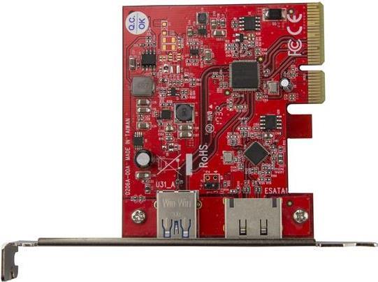 StarTech.com 2 Port USB 3.1 (10Gbit/s) und eSATA PCIe Karte (PEXUSB311A1E)