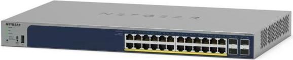 Netgear Gs728Tpp Managed L2/L3/L4 (10/100/1000) Power Over Ethernet (Poe) Grey (GS728TPP)