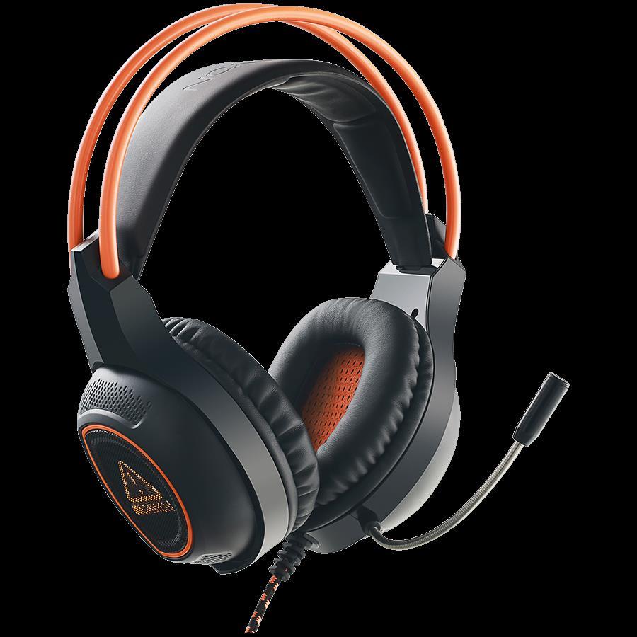 Canyon Nightfall CND-SGHS7 - Gaming - Kopfhörer mit Mikrofon - ohrumschließend - kabelgebunden - USB - Schwarz (CND-SGHS7)