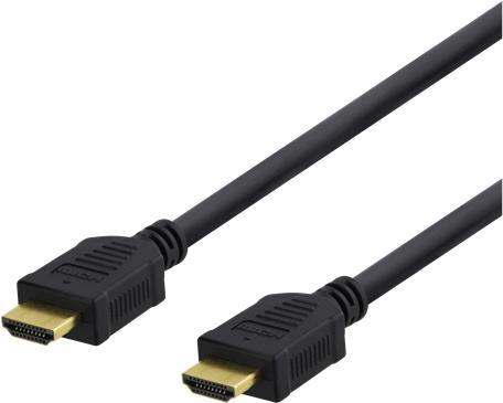 Deltaco HDMI-1020D HDMI-Kabel 2 m HDMI Typ A (Standard) Schwarz (HDMI-1020D)