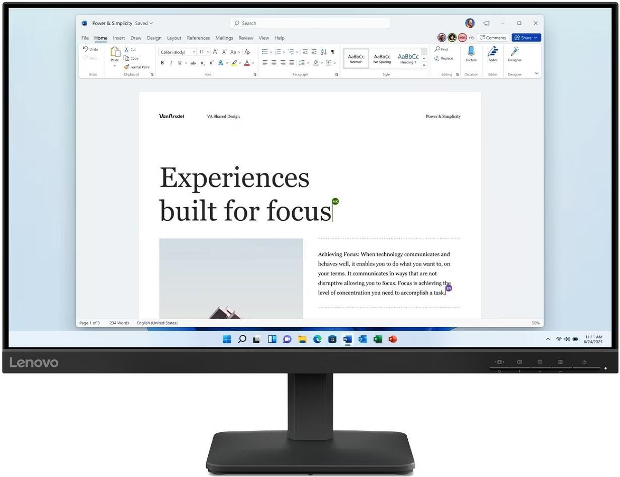 Lenovo L24-4e LED-Monitor (68C2KAC1EU)